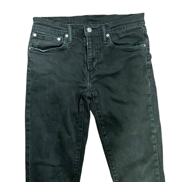 Levis 511 Black Jeans Stretchy Slim Straight Size 31 - Picture 4 of 6